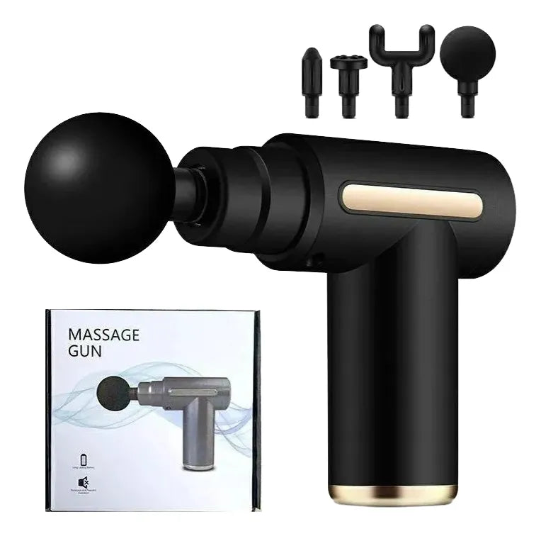 Massageador Pistola Elétrico Profissional Muscular Portátil