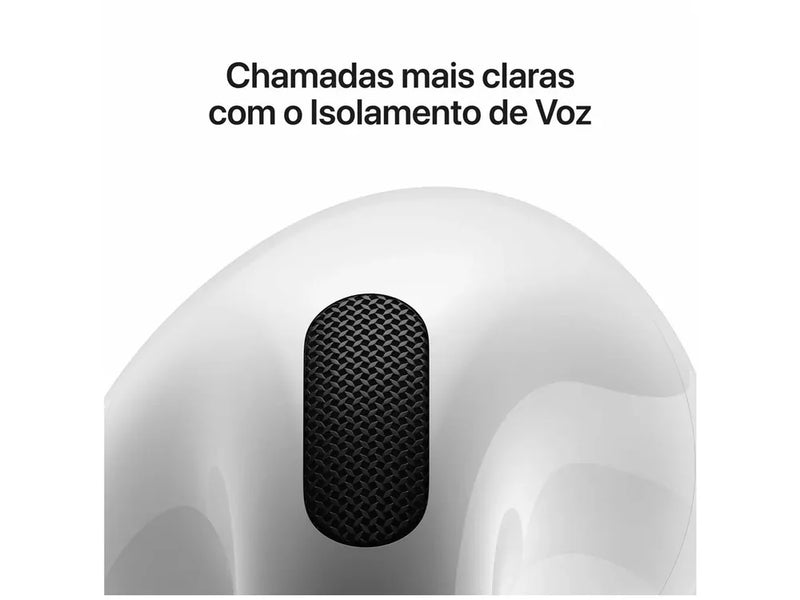 AirPods 4 com Cancelamento Ativo Sem Cabo